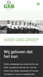 Mobile Screenshot of gkbgroep.nl