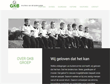 Tablet Screenshot of gkbgroep.nl